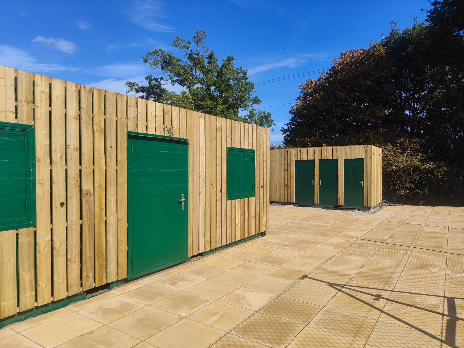 An image showing the new clubhouse and toilet block at EBTC